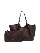 borsa pelle dua marrone scuro - gianni chiarini - shopper