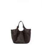 borsa pelle dua marrone scuro - gianni chiarini - shopper