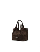 borsa pelle dua marrone scuro - gianni chiarini - shopper