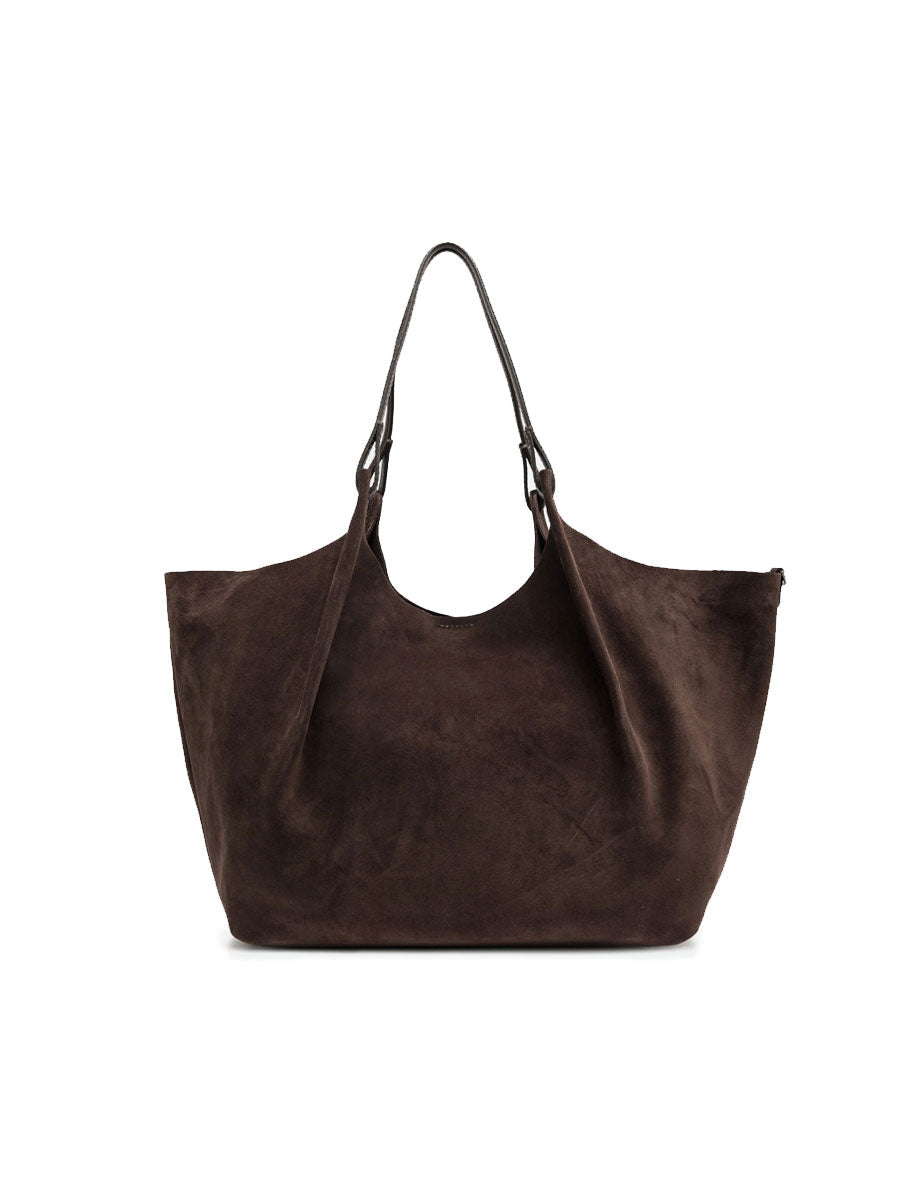 borsa pelle dua marrone scuro - gianni chiarini - shopper