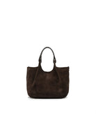 borsa pelle dua marrone scuro - gianni chiarini - shopper