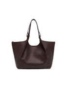 borsa pelle dua marrone scuro - gianni chiarini - shopper