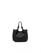borsa pelle dua nero castoro - gianni chiarini - clutch