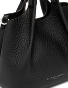 borsa pelle dua nero castoro - gianni chiarini - clutch