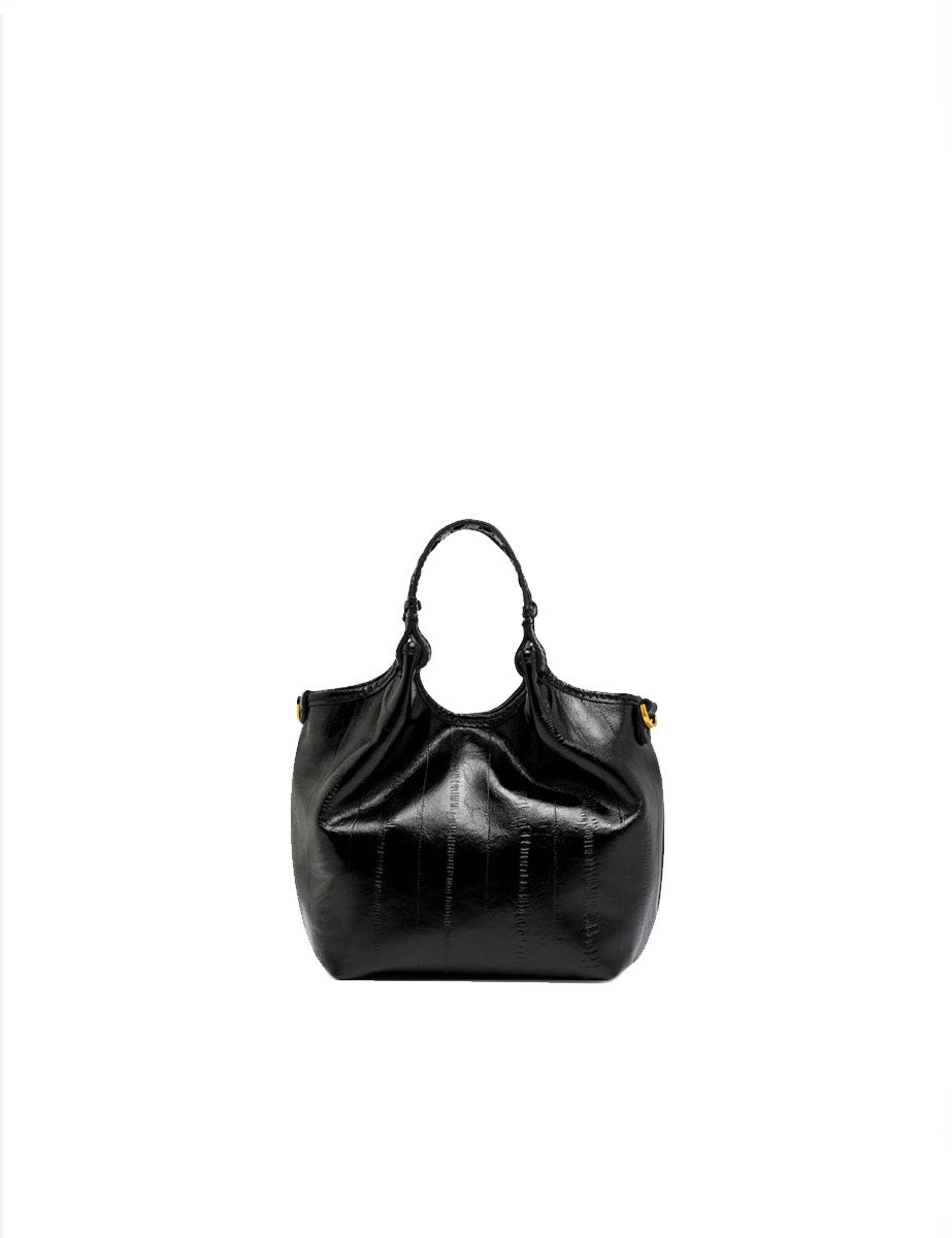 borsa pelle dua nero - gianni chiarini - clutch