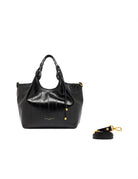 borsa pelle dua nero - gianni chiarini - shopper