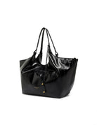 borsa pelle dua nero - gianni chiarini - shopper