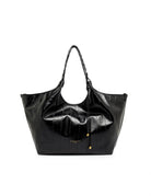 borsa pelle dua nero - gianni chiarini - shopper
