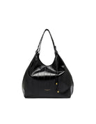 borsa pelle dua nero - gianni chiarini - shopper