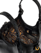 borsa pelle dua nero - gianni chiarini - clutch