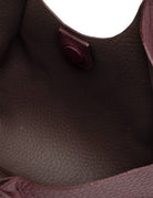 borsa pelle dua wine berry - gianni chiarini - shopper