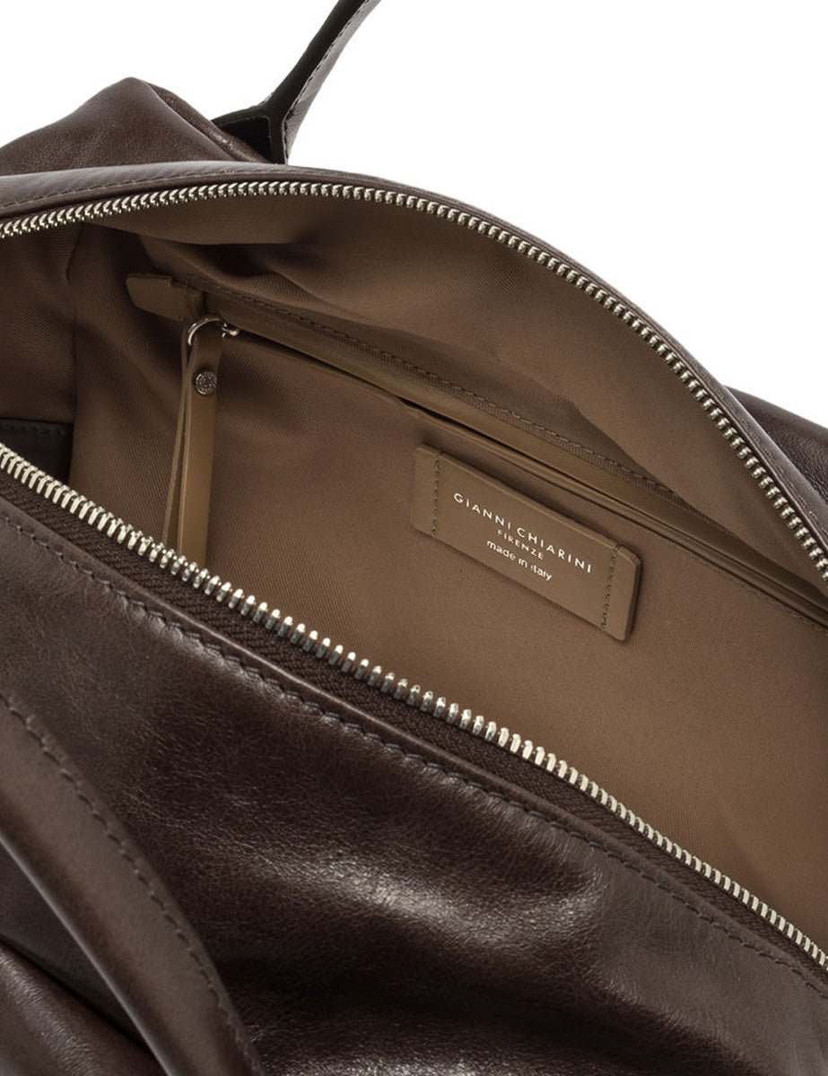 borsa pelle emily espresso - Frida SRL