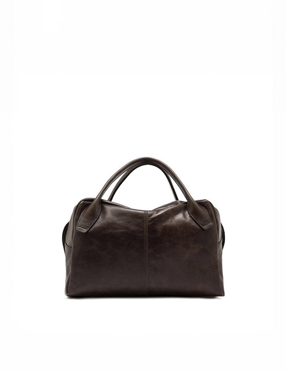 borsa pelle emily espresso - Frida SRL