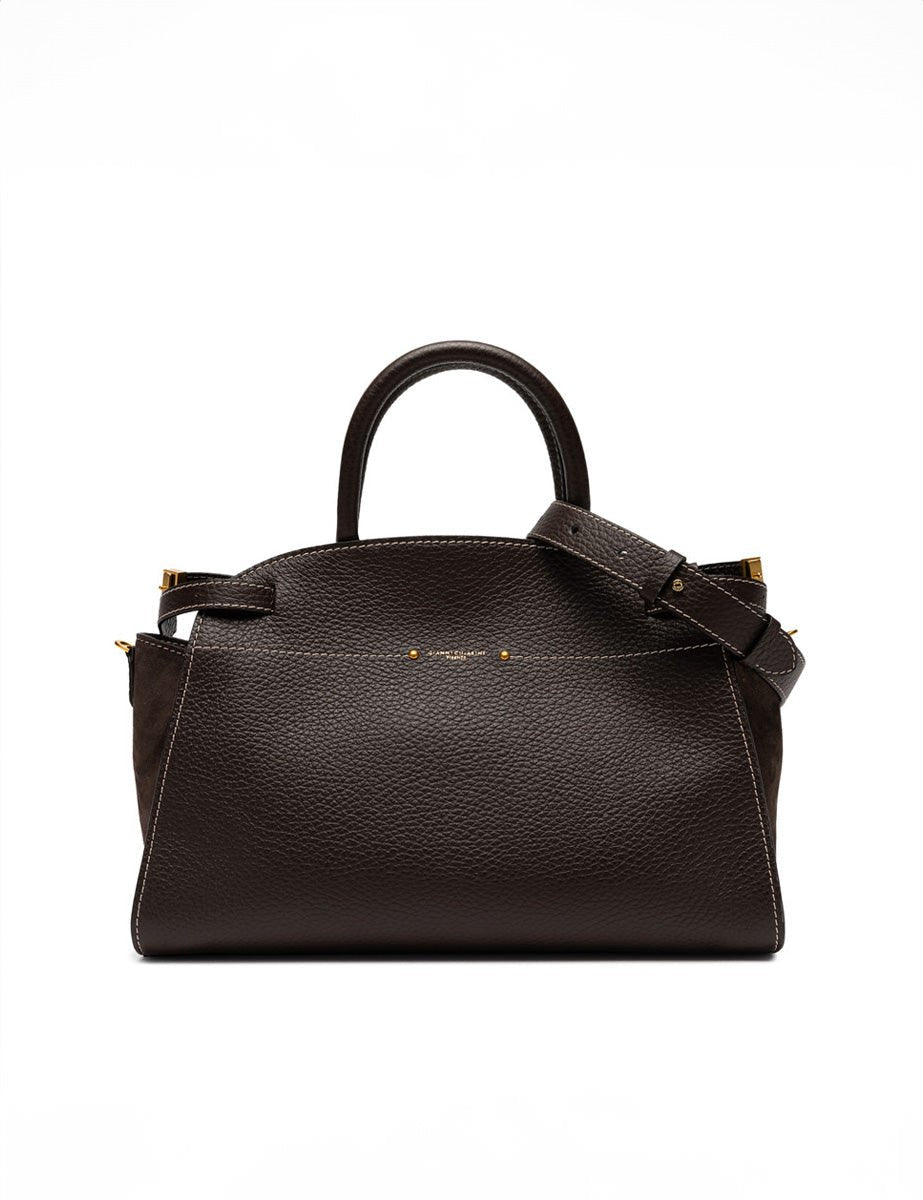 borsa pelle farah espresso - Frida SRL