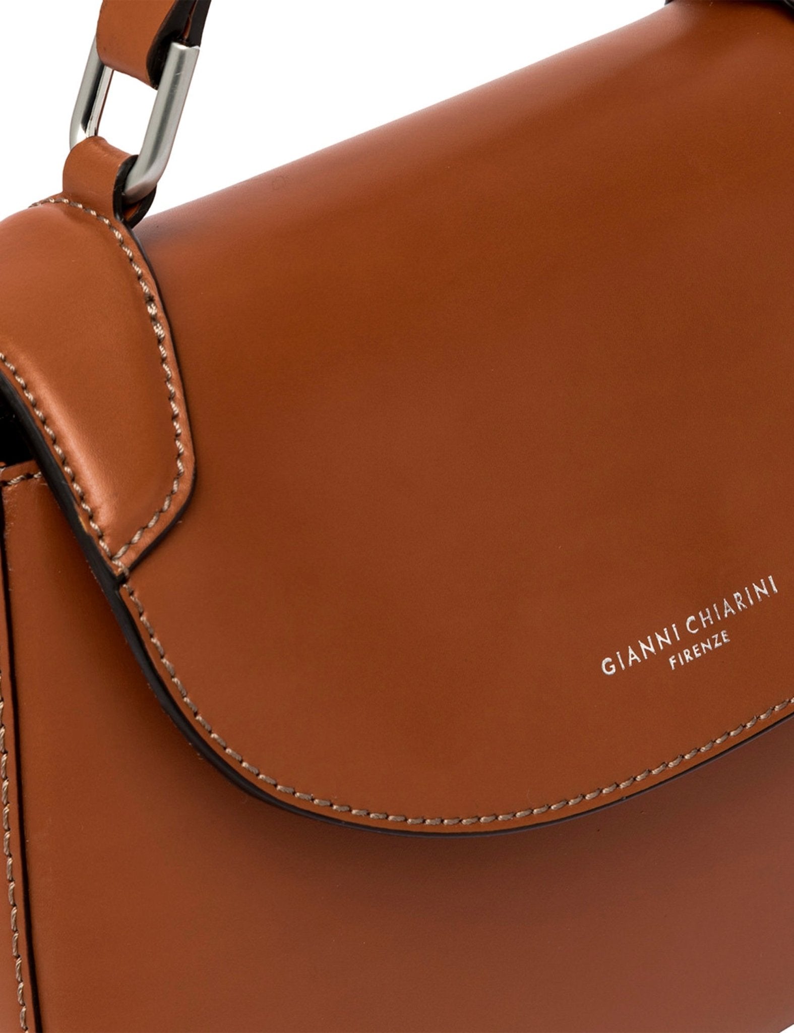 borsa pelle grace marrone - gianni chiarini - clutch