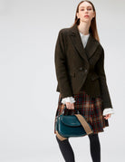 borsa pelle grace marrone - gianni chiarini - clutch