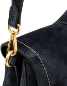 borsa pelle helena round blu - gianni chiarini - clutch