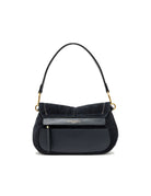 borsa pelle helena round blu - gianni chiarini - clutch