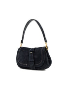 borsa pelle helena round blu - gianni chiarini - clutch