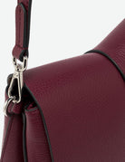 borsa pelle helena round bordeaux - gianni chiarini - clutch