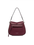 borsa pelle helena round bordeaux - gianni chiarini - clutch