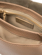 borsa pelle helena round clay - gianni chiarini - clutch