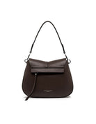 borsa pelle helena round marrone scuro - gianni chiarini - clutch
