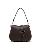 borsa pelle helena round marrone scuro - gianni chiarini - clutch