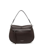 borsa pelle helena round marrone scuro - gianni chiarini - clutch