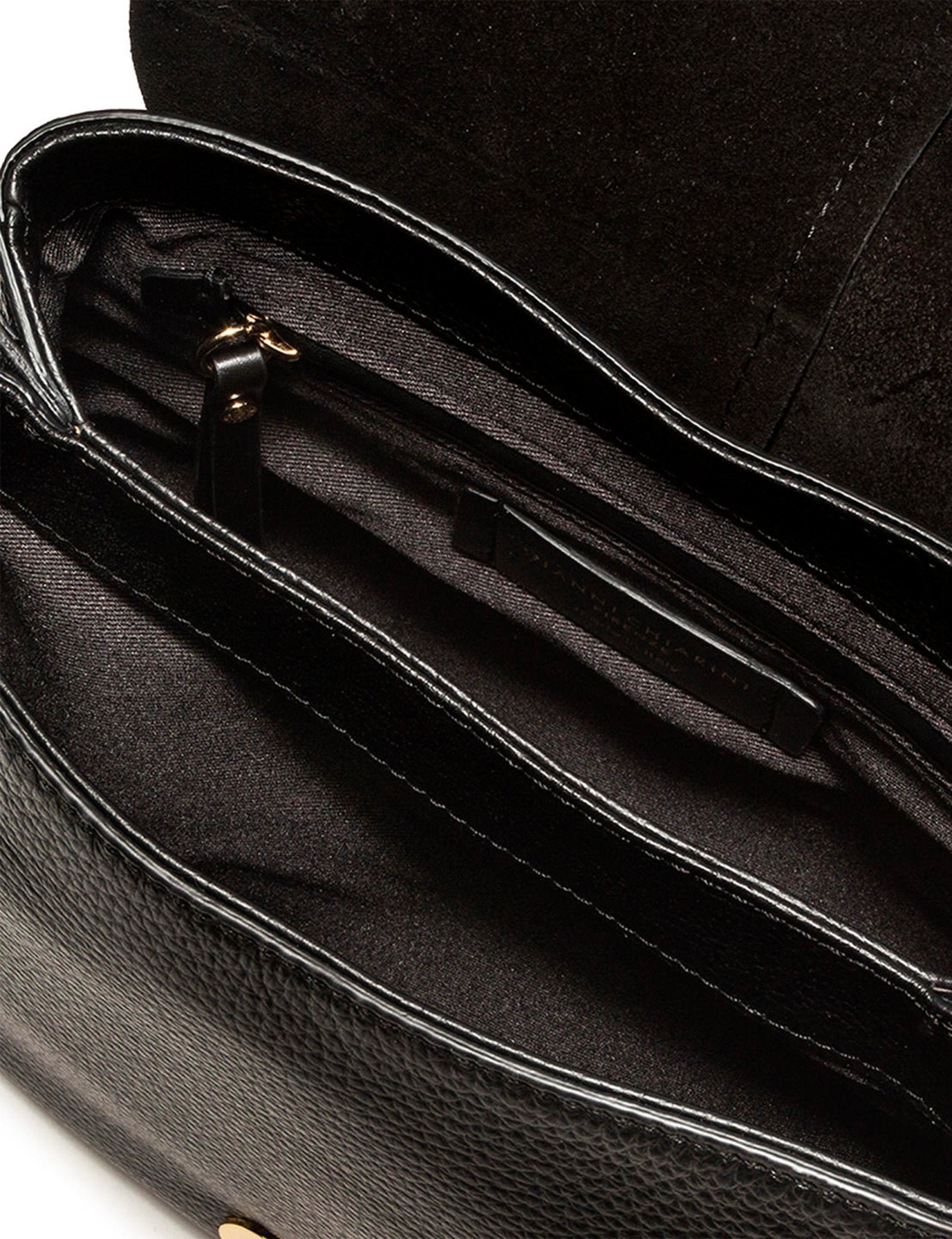 borsa pelle helena round nero - gianni chiarini - clutch