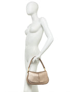 borsa pelle helena round nero - gianni chiarini - clutch