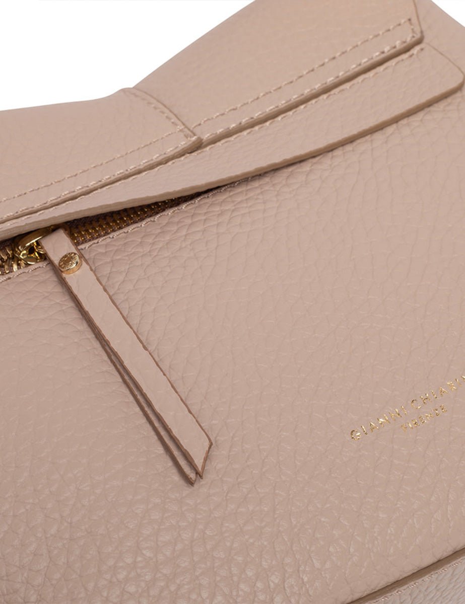 borsa pelle helena round pink salt - gianni chiarini - clutch