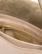 borsa pelle helena round pink salt - gianni chiarini - clutch