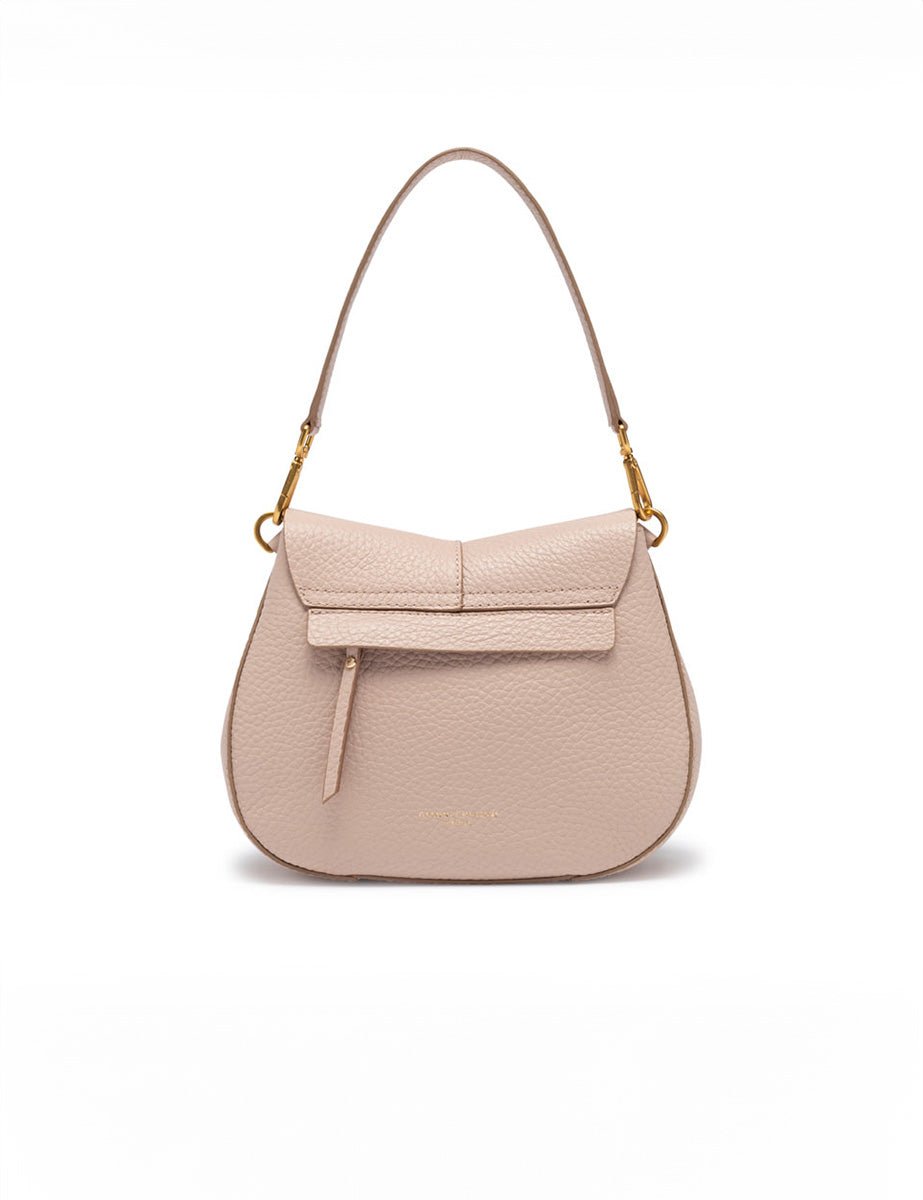 borsa pelle helena round pink salt - gianni chiarini - clutch