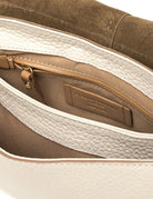 borsa pelle helena round sabbia - gianni chiarini - clutch