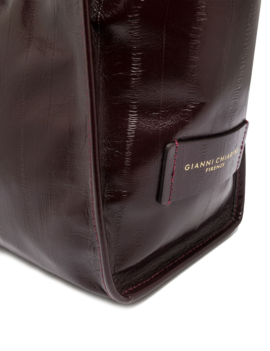 borsa pelle marcella bordeaux - gianni chiarini - shopper