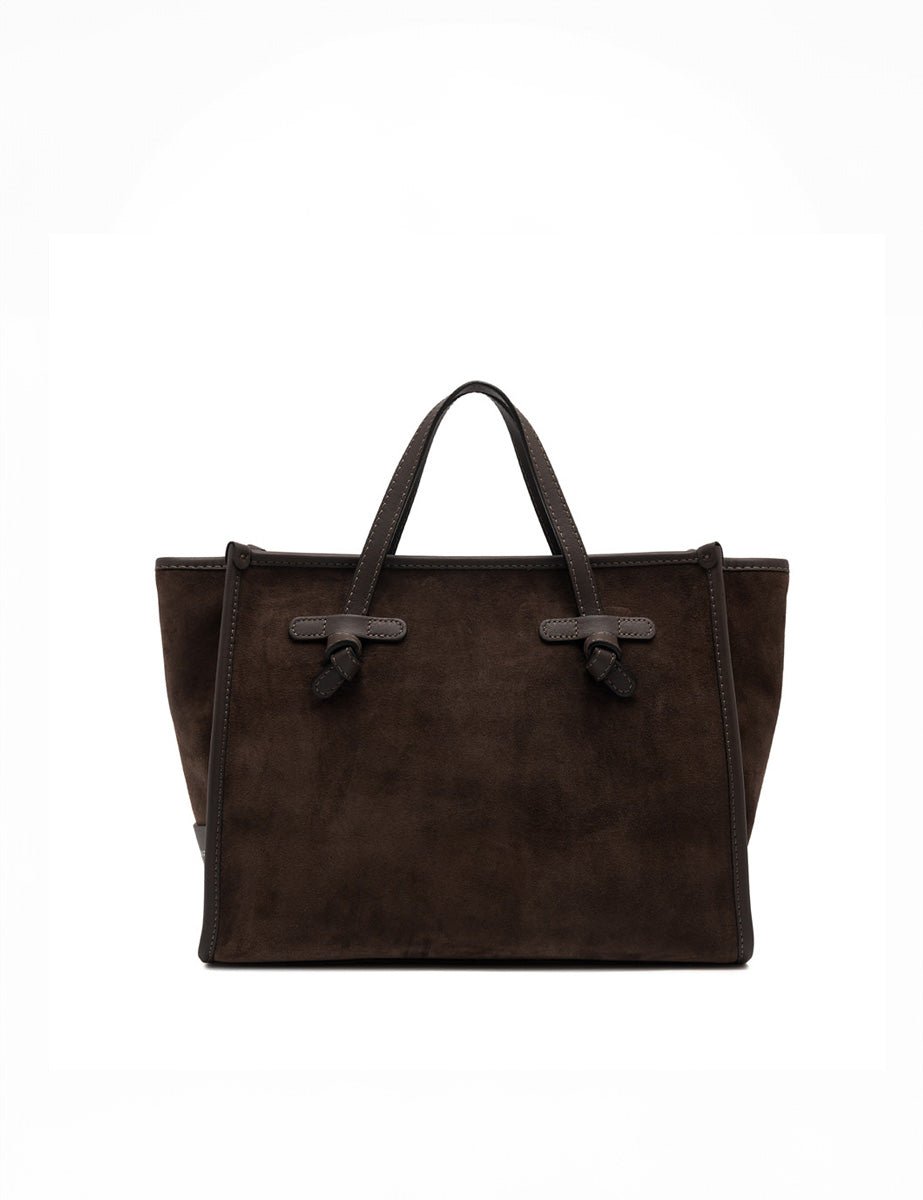 borsa pelle marcella espresso - gianni chiarini - shopper
