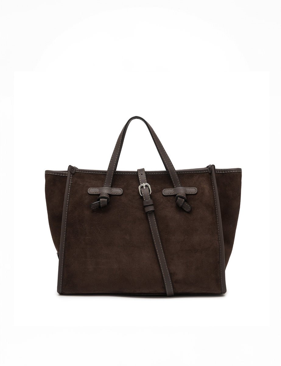 borsa pelle marcella espresso - gianni chiarini - shopper