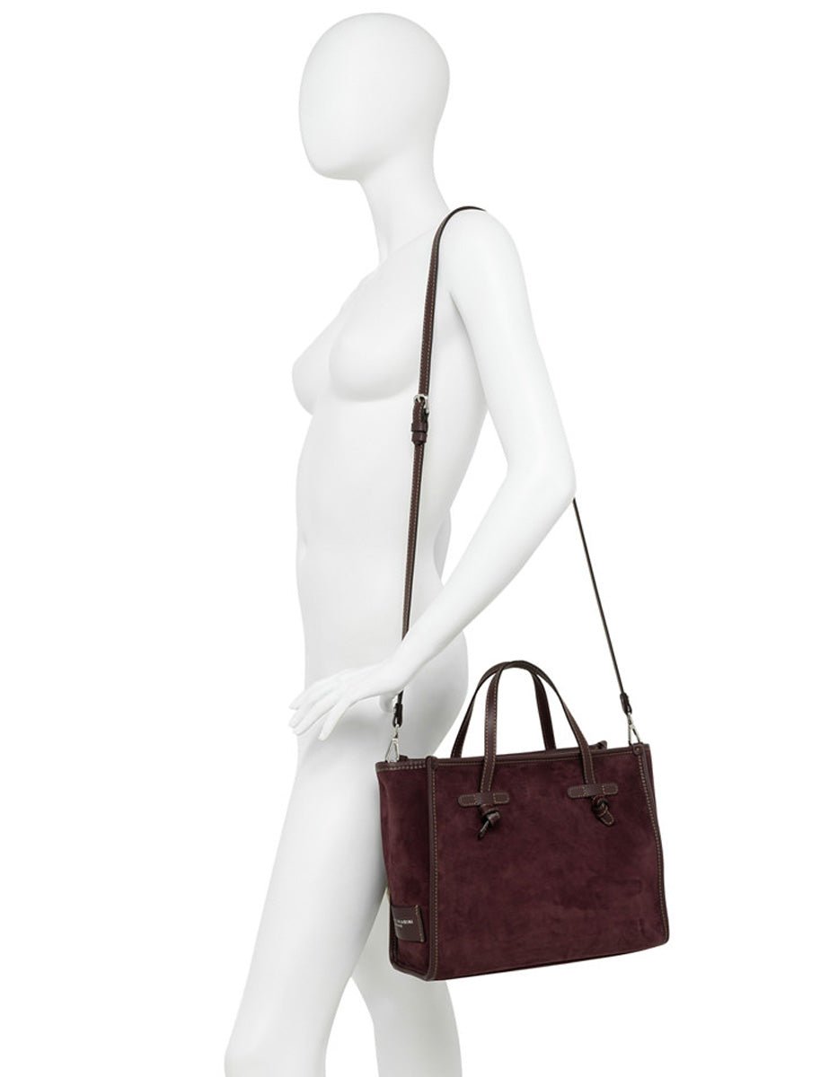 borsa pelle marcella espresso - gianni chiarini - shopper