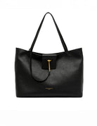 borsa pelle marisol nero - gianni chiarini - shopper