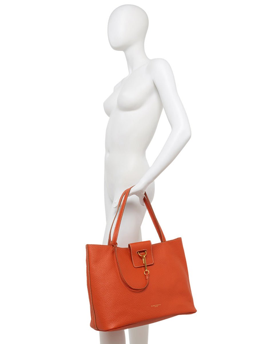 borsa pelle marisol nero - gianni chiarini - shopper