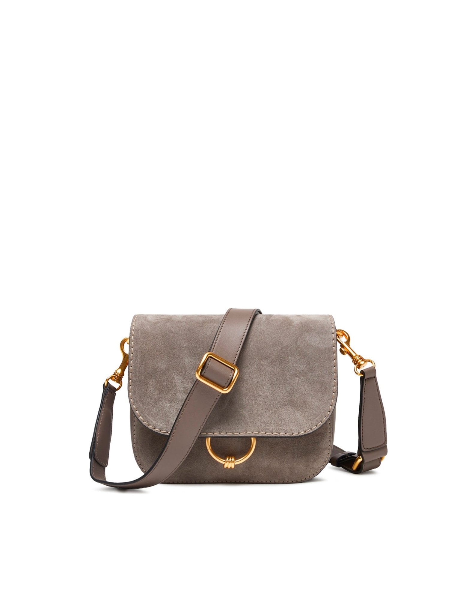 borsa pelle meg grigio chiaro - Frida SRL