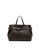 borsa pelle miranda marrone scuro - gianni chiarini - shopper
