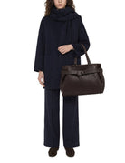 borsa pelle miranda marrone scuro - gianni chiarini - shopper