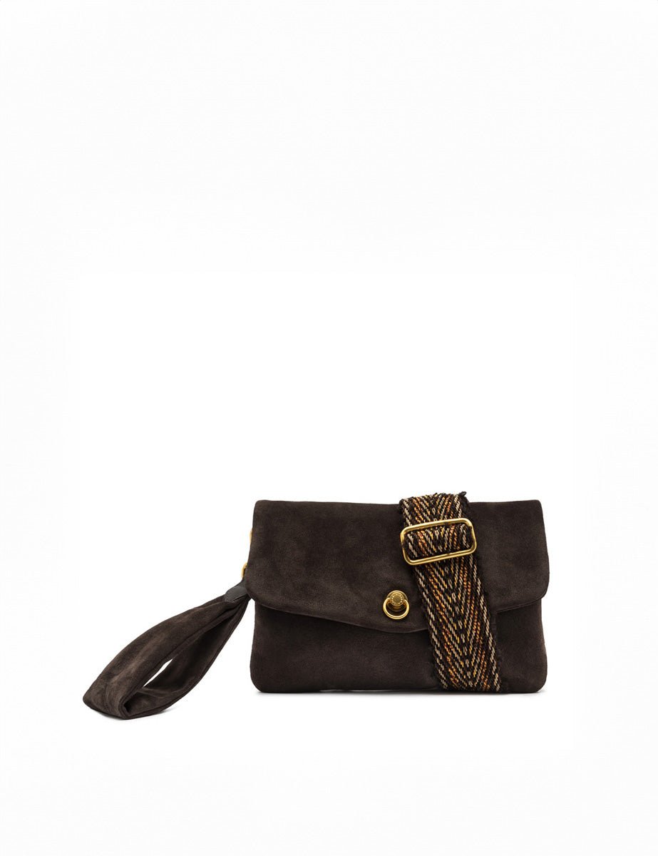 borsa pelle mirea moka - Frida SRL