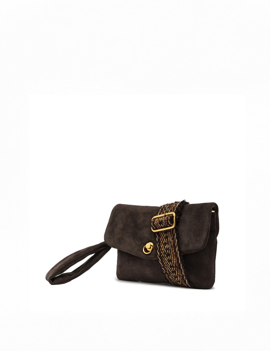 borsa pelle mirea moka - Frida SRL