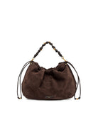 borsa pelle morgana marrone scuro - gianni chiarini - clutch