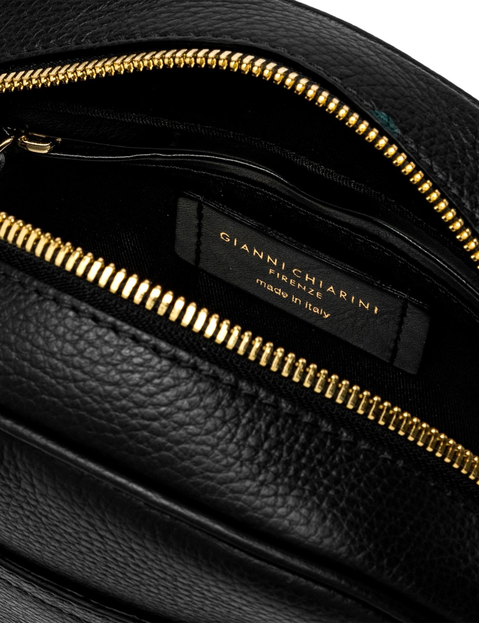 borsa pelle nina nero - gianni chiarini - clutch