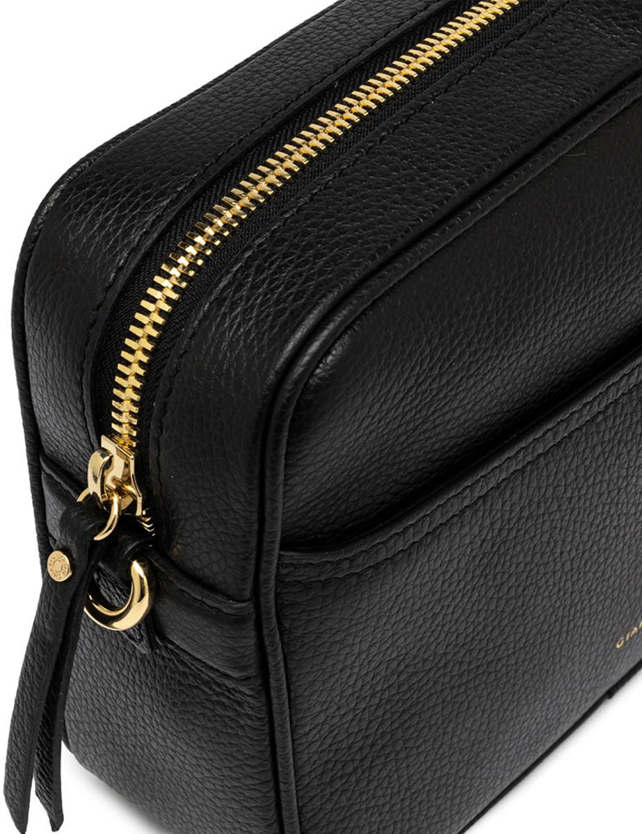 borsa pelle nina nero - gianni chiarini - clutch