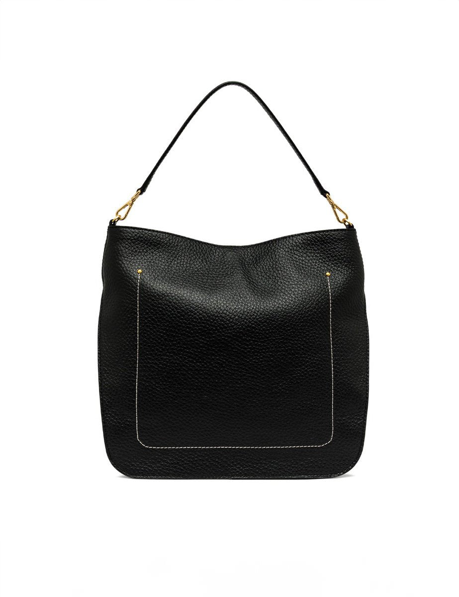 borsa pelle olga nero - Frida SRL